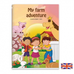 Mes aventures à la ferme, livre personnalisé en anglais - Existe aussi en français