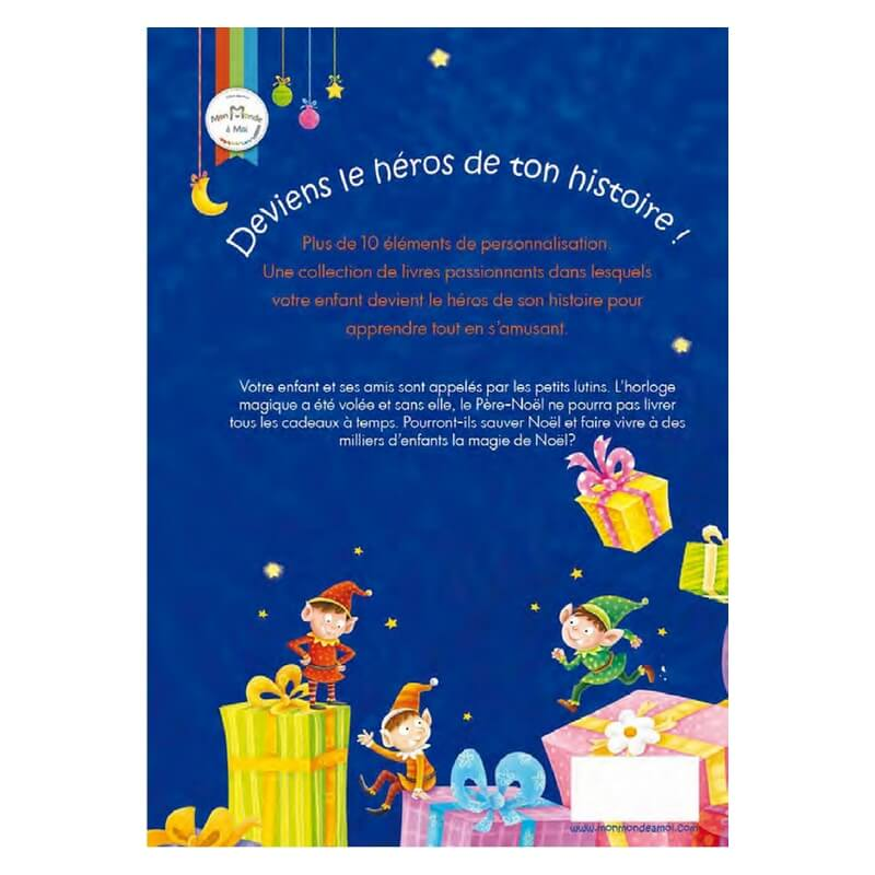 Livre De Noël Personnalisé – Margot à La Rescousse – 15x15 Cm – Prénom Enfant Unique