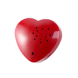 Module en forme de coeur qui enregistre un message de 60 secondes