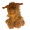 Peluche vache Highland qui enregistre votre message