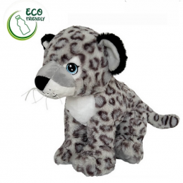 Peluche léopard des neiges qui transmet votre message. Un cadeau tendre et original