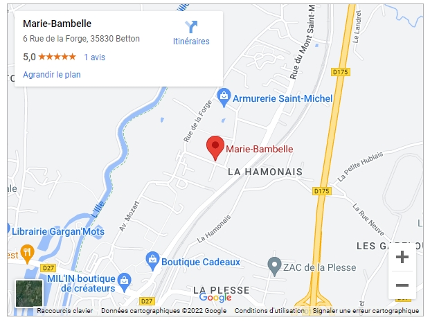 Plan d'accès Marie-Bambelle
